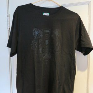Kenzo Black Tiger Print Mens T Shirt L